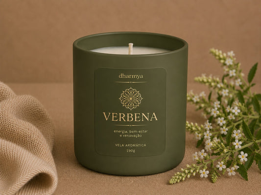 Vela aromática 180g - verbena