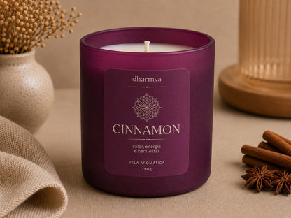 Vela aromática 180g - Cinnamon