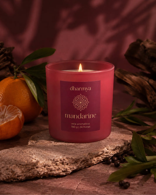 VELA CLÁSSICA MANDARINE